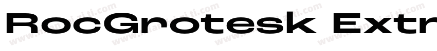 RocGrotesk ExtraBo字体转换